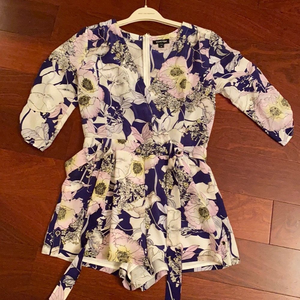 Yumi Kim floral belted romper